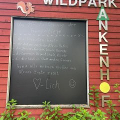 Welcome sign at the Frankenhof